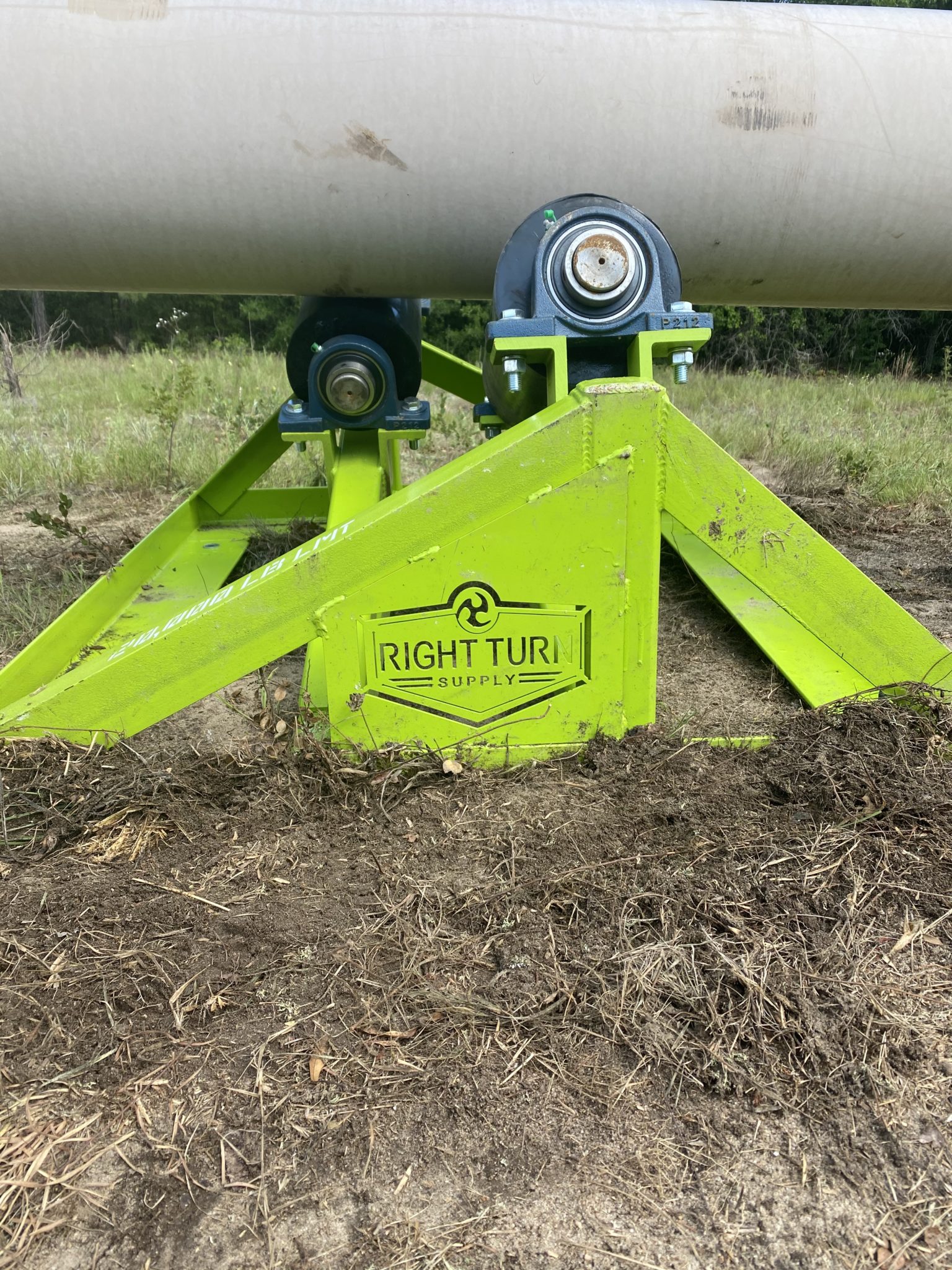 Pipe Rollers Right Turn Supply